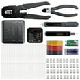 thumbnail image 4 of 13 PCS Voltage Outlet Tester Multimeter Accessories Storage with Ethernet Crimper, Diagonal Cutting Pliers, Cable Tester and Tool Case, 4 of 5