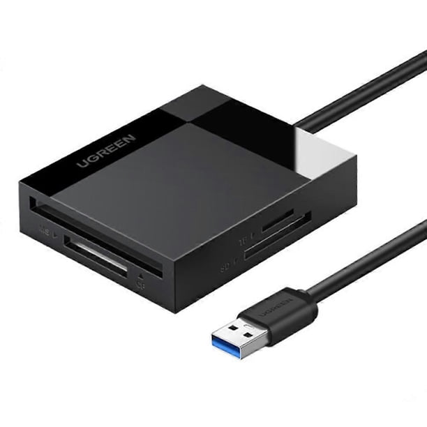 T8l UGREEN 30229 4-in-1 USB 3.0 to for SD Micro SD TF CF MS Compact E2O Smart Memory Card Reader for