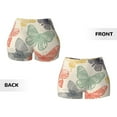 thumbnail image 5 of Kdxio Butterfly Print Workout Shorts for Women Seamless Soft Smooth Gym Yoga Scrunch Active Shorts, 5 of 9