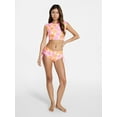 thumbnail image 2 of No Boundaries Hilo Hibiscus Bikini Boyshorts, Women's XXS-XXL, 2 of 5