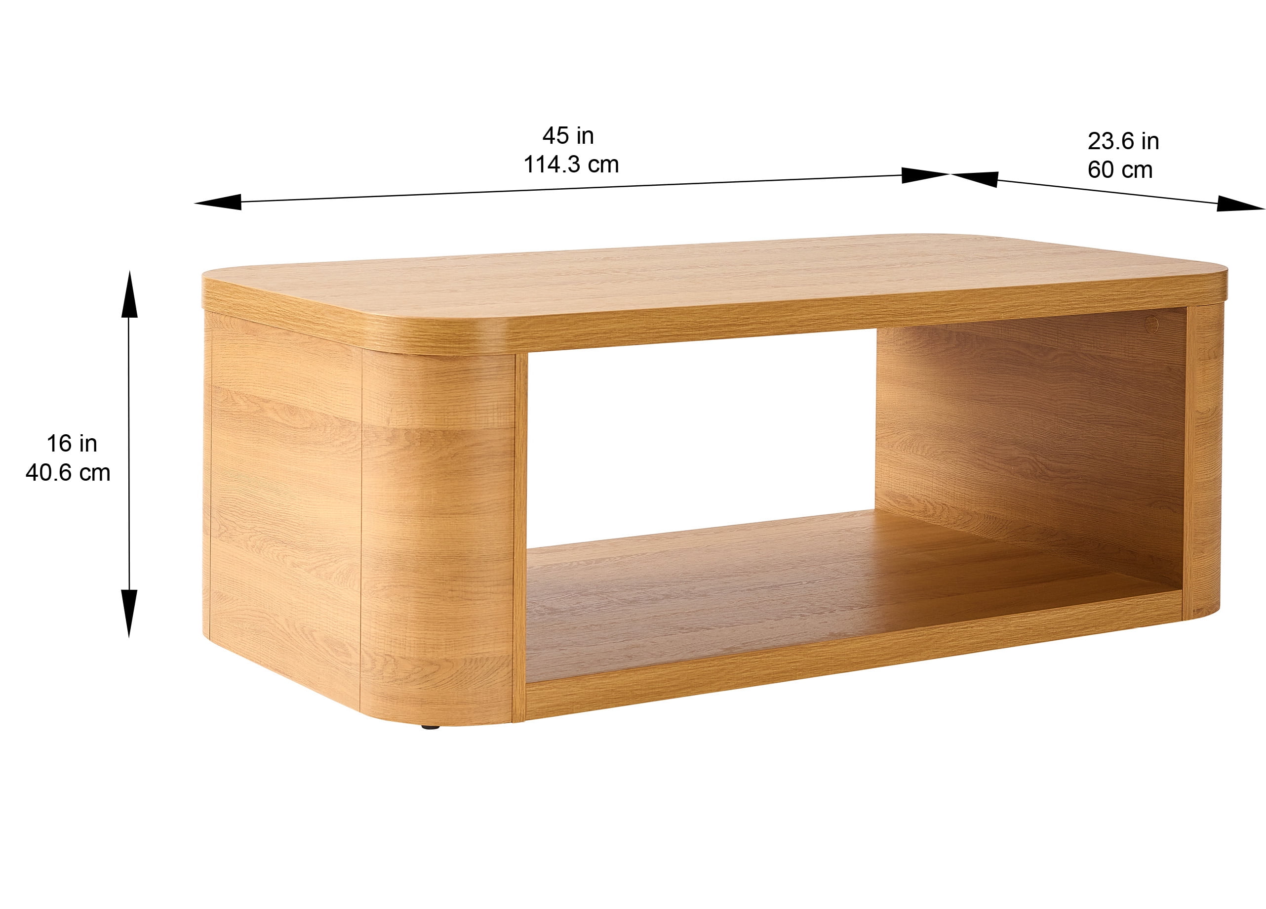 Better Homes & Gardens Juliet Coffee Table, Light Honey Finish