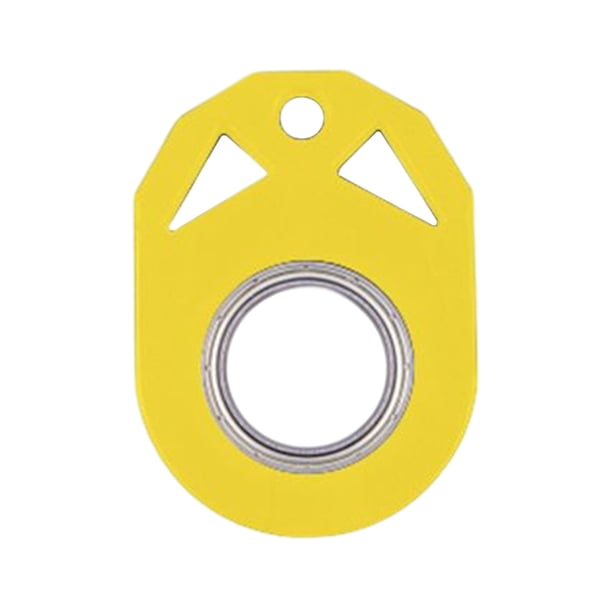 Llavero antiestrés para dedo, para aliviar el aburrimiento, juguete de mano, regalo de fiesta (amarillo) Ehuebsd Libre de BPA