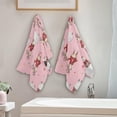 thumbnail image 3 of Christmas Red Sweater Deer Hand Towels 2 PCS, Winter Snowman Kitchen Towel Ultra Soft and Highly Absorbent,Decorative Fingertip Face Towel for Bathroom Hotel, 28.3"x14.4", 3 of 5