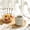 White, variant on Long Spoon Ice Tea,Ice Cream Coffee Cocktail Stirring Stainless Steel Handle Set 6 Reusable.Metal Martini Skewers Fruit Sticks,6 Pack Picks Olive Drink Holiday Party Circle Ball Silver.