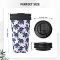 thumbnail image 3 of Daiia Boho elephant Printed Stainless Steel Tumbler with Lid and Straw, Double Wall Vacuum Insulated Coffee Tumbler Travel Coffee Mug with Leak Proof Lid, 3 of 8