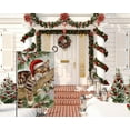 thumbnail image 2 of Shmbada Winter Cat Garden Flag 12x18 Vertical Double Sided Christmas Holiday Outside Decorations Burlap Yard Flag, 2 of 7