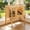 Natural-2, variant on Tortoise Habitat Enclosure On Wheels Large Wooden 2-Tier Tortoise House with Storage Shelf Indoor Reptile Cage with Leakproof Tray