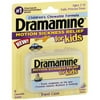 Dramamineotion Sickness Relief for Kids Chewable Tablets Grape, 8 CT (Pack of 6)