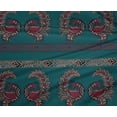 thumbnail image 4 of oneOone Tissu Polyester Lycra Tissu à Imprimé Bloc Paon BTY 56 Pouces de Large, 4 of 4