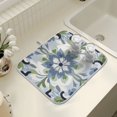 thumbnail image 4 of Yayeee Dish Drying Mat for Kitchen Counter 16" x 18" Microfiber Super Absorbent Coffee Decorative Pad, Green Floral, 4 of 9