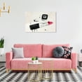 thumbnail image 2 of Wynwood Studio Fashion and Glam Contemporary Canvas Art - Pink Lipstick Stains, Wall Art for Living Room, Bedroom, and Bathroom, 36 in x 24, Black and Red Home Decor, 2 of 5