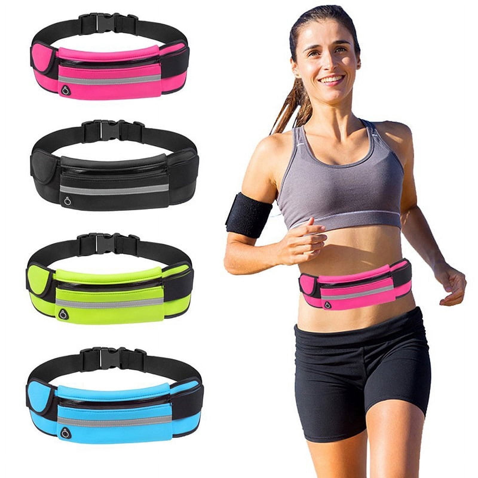 Running Belt,Waist Bag With Adjustable Elastic Strap,Waist Bag For Workouts, Cycling, Runner, Jogging,Unisex1Pcs,Black