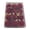 Red, variant on 12pcs Velvet Plastic Christmas Flocked Ball Ornament, Hanging Baubles for Tree, Wreath and Home Decor