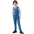 thumbnail image 1 of Suit Reskay de 5 piezas para niños con chaleco, pantalones y corbata, talla 12, 1 of 6