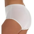 thumbnail image 5 of Fit for Me Women's Plus Microfiber Brief Underwear, 5 Pack, 5 of 5