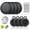 Black & Black & Black & Black, variant on Air Tracker Tag, Bluetooth Tracker-1Pack, Bluetooth Item Finder Compatible with Apple Find My (iOS Only), IP68 Waterproof, Replaceable Battery, Locator for Keys/Wallets Jade White, FCC Approved