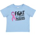thumbnail image 3 of Inktastic Fight Breast Cancer Pink Ribbon Boys or Girls Baby T-Shirt, 3 of 5