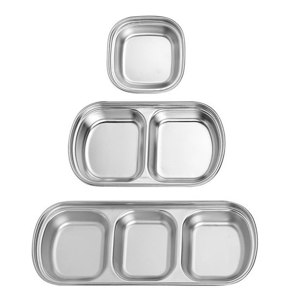 3 Unids Creative Sujetador de platos de acero inoxidable Momando platos de cocina Suministro de cocina
