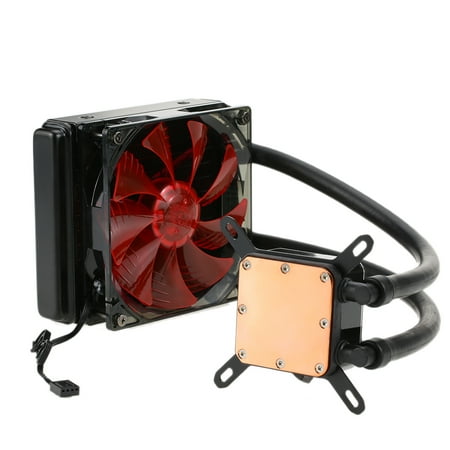 PCCOOLER Liquid Freezer Water Liquid Cooling System CPU Cooler Fluid Dynamic Bearing 120mm Fan with Red LED (Best Liquid For Liquid Cooling)