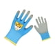 thumbnail image 4 of Guantes de jardinería infantiles con estampado animal, antideslizantes, transpirables e impermeables. Azul, 4 of 8