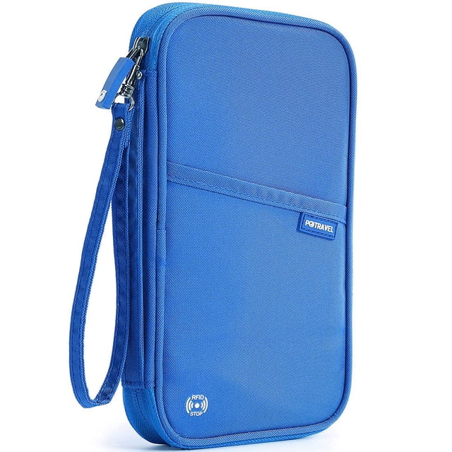 Cartera de pasaporte de viaje VanFN RFID P.Travel Series de nylon