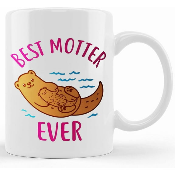 Mom Mug, Mother's Day Gift, Best Motter Ever, Ceramic Novelty Coffee Mug, Tea Cup, Gift Present For Birthday, Christmas Thanksgiving Festival, 11oz Sarcasm With Sayings Mug