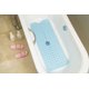 thumbnail image 3 of INTBUYING - Alfombrilla de ducha lavable para bañera, antideslizante, antimoho y antibacteriana, 101 x 40 cm, color azul transparente, 3 of 5