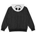 thumbnail image 3 of Nightmare Before Christmas Boys Hoodie, Skellington Costume Black white – Medium, 3 of 6