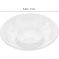 thumbnail image 2 of Plato de Control de porciones, platos de dieta divididos para una alimentación saludable, platos nutritivos de porcelana para cena y almuerzo con divisores, 1 ud., 2 of 5