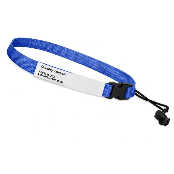 Laundry Loop with Sock Snare, Premium Royal Blue Laundering Strap
