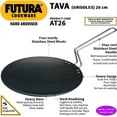 thumbnail image 2 of Hawkins Futura Hard Anodized Concave Tava Griddle with Steel Handle, 2 of 6