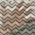 thumbnail image 3 of Tan Tulle Curtains with Rod Pocket, Classic and Chevron Zigzag Pattern Waves Geometric Retro Style Tiling, Sheer Drape for Wedding Party 2 Panels, 7 Sizes, Brown and Tan, by Ambesonne, 3 of 3