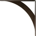 thumbnail image 4 of Ekena Millwork 2"W x 16"D x 16"H Legacy Steel Bracket, Hammered Dark Bronze, 4 of 13