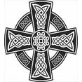 thumbnail image 3 of Celtic Twin Size Duvet Cover Set, Traditional Spiritual Culture Symbol of Celtic Life Medieval Heraldic Icon, Decorative 2 Piece Bedding Set with 1 Pillow Sham, Black and White, by Ambesonne, 3 of 3