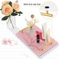 thumbnail image 4 of Ryvnso A Rose Flower Bathroom Tray Vanity Countertop Trays Acrylic Organizer, 4 of 7