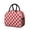 Red and White, variant on Rainbow Checkered Pattern Insulated Leakproof Lunch Box for Work, Lunch Bag for Women Men, Loncheras Para Mujer for Beach Travel Picnic Camping