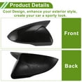 thumbnail image 3 of Reemplazo de tapa de espejo lateral izquierdo y derecho ABS negro para Kia para Optima/K5 2016-2020 Ox Horn Mirror Guard Cover, 3 of 7