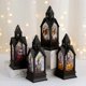 thumbnail image 3 of Decoración de linterna de Halloween: calabaza, decoración de velas LED de Halloween, vela parpadeante sin llama de Halloween, pequeñas luces portátiles de Halloween, decoración de jardín de Halloween, 3 of 5