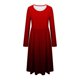 thumbnail image 5 of TaTaai Women's Casual Long Sleeve Tunic Top Round Neck Printed Loose Fit with Pockets Soft Stretchy Long Blouse for Spring Fall Gift, 5 of 6
