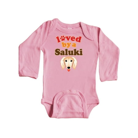 

Inktastic Saluki Dog Lover Gift Gift Baby Boy or Baby Girl Long Sleeve Bodysuit