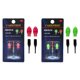 thumbnail image 4 of (Con Vídeo) 2 Mini Cabezales Lámpara Electrónicos Barras Ultraligeras Barras Nocturna Electrónicas Luces Pesca Barras Fluorescentes Accesorios Flotantes (rojo), 4 of 7