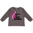 thumbnail image 3 of Inktastic Breast Cancer Awareness I Support My Great Grandma Boys or Girls Long Sleeve Toddler T-Shirt, 3 of 5