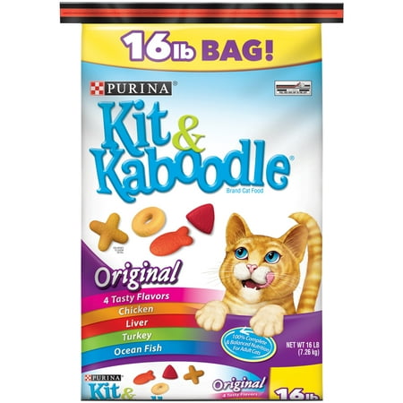 Purina Kit & Kaboodle Original Cat Food 16 lb. Bag