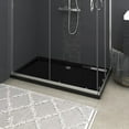 thumbnail image 1 of vidaXL Rectangular ABS Shower Base Tray Black 70x120 cm, 1 of 4