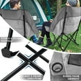 thumbnail image 5 of BOSSIN Oversized Camping Chair ,Portable Chair,with Side Cup Holder,Side Pocket, 5 of 7