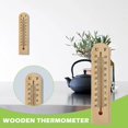 thumbnail image 3 of Indoor Room Thermometers Wooden Thermometer· Hot R4 R5 New S4 Lot E2 Lot A9Y4, 3 of 8