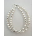 thumbnail image 2 of baby bracelet Double White (also available in pink) pearls (BWD), 2 of 3