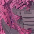 thumbnail image 1 of Ahgly Company Machine Washable Indoor Square Transitional Burnt Pink Area Rugs, 5' Square, 1 of 7