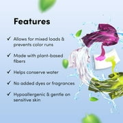 Zero Trace Laundry Sheets – Dye Catcher & Color Bleed Remover, Unscented, 80 Sheets