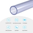 thumbnail image 3 of Unique Bargains 25.6mm ID 32mm OD 0.2m Transparent Blue PVC Rigid Round Pipe High Transparency, 3 of 6